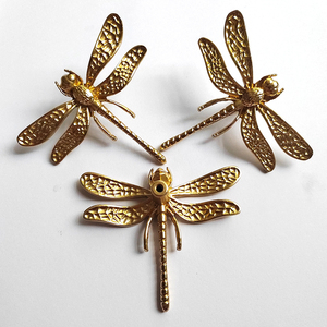 New Design Brass Dragonfly <strong>Knobs</strong> Decoration Hardware Furniture Drawer Wine Cabinet <strong>Door</strong> Pulls Handles - Product Image 6
