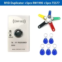 Programmeur IButton TM Vmini Lecteur/Graveur RFID ISO 11784 Plastique 125kHz Clé Jeton Porte-clés Duplicateur Clonateur Copieur Intelligent 0-3m