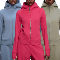 Hoodie Anti Angin Tahan Dingin Bernapas dan Menyerap Kelembapan untuk Fitness dari Gudang Luar Negeri USA
