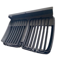 Calandre avant en fibre de carbone noire brillante, accessoire de pare-choc avant pour voiture BMW E30 318, 320, 325, 1982 — 1994
