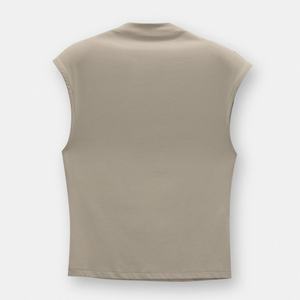 Women's High Quality <b>Crop</b> <b>Tops</b> Custom Logo Fitness Casual - Product Image 4