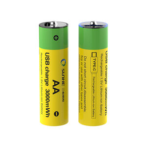 Oem 안전 500 사이클 시간 수명 <span class=keywords><strong>1.5v</strong></span> 2000mwh 유형 <span class=keywords><strong>C</strong></span> 포트 USB AA 리튬 충전식 배터리 - Product Image 4