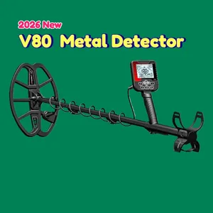 เครื่องตรวจจับโลหะ V80 แบบพกพา ค้นหาจุดตายตัว ค้นหาสมบัติใต้ดิน ทองคำ เงิน ตรวจจับกลางแจ้ง - Product Image 2