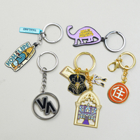 Porte-clés promotionnels en métal personnalisables, accessoires de porte-clés par sublimation, souvenirs touristiques, vente directe usine