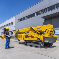 Mini-grue araignée haute performance de 8 tonnes avec flèche télescopique