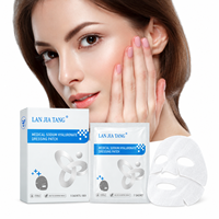 Masque de beauté à l'acide hyaluronique pour améliorer la peau sèche, raffermir, éclaircir et éliminer les taches, masque hydratant