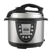 Vente chaude Numérique 1000Watts 4L Autocuiseur Électrique Revêtement Antiadhésif Pot Intérieur Autocuiseur Électrique Multifonctionnel