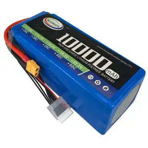 OEM 22.2V 6S 8000Mah 10000Mah 12000Mah 16000Mah 22000MAh 25C RC LiPo Baterai RC Mobil Pertanian Penyemprotan Drone