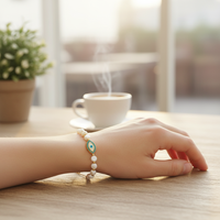Pulsera de Moda con Dije de Ojo Turco