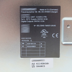 SINAMICS S120 6SL3040-1MA01-0AA0 ชุดควบคุม CU320-2 6SL30401MA010AA0 ไดรฟ์ ใหม่และมือสอง - Product Image 2