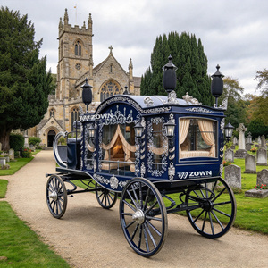 Carroza Fúnebre Eléctrica Retro, Elegante Vehículo para Transporte de Ataúdes, Decoración Personalizada para Servicios Funerarios y Ceremonias Conmemorativas - Product Image 1