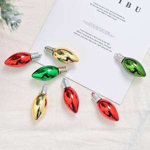 Christmas Ornaments Set Shatterproof Plastic Vintage C7 C9 Style Xmas <b>Tree</b> Hanging Pendants for Nostalgic Holiday Decor - Product Image 4