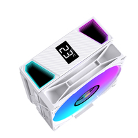 Refroidisseur d'air pour processeur ARGB Lovingcool Direct Contact avec 6 caloducs, ventilateur RGB adressable, en aluminium, pour processeur de bureau Intel AMD