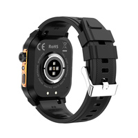Reloj inteligente HK84 para deportes al aire libre con GPS y pantalla AMOLED, rastreador de actividad física, llamada BT, brújula de altitud, linterna para hombres y mujeres