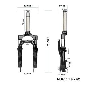 Fourche avant originale KuKirin C1 Pro(B) à haute capacité de charge, assurant une direction agile et une sécurité de conduite, fourche de suspension avant originale - Product Image 2