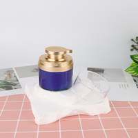 Cosmeticos Cream Jar Liquid Foundation Behälter Kosmetik verpackung Kunststoff pumpe Leere Gesichts creme Flasche mit Deckel