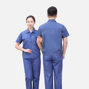 Uniforme de Trabajo Industrial Personalizable al por Mayor con Logotipo, 100% Algodón, Antiarrugas, Cinta Reflectante Naranja, Primera Promoción - Product Image 2