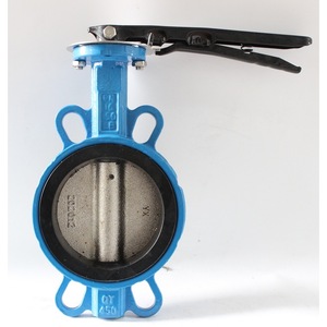 Vanne papillon Longyao Shuangyong en fonte ductile avec revêtement en caoutchouc, type à poignée, pour applications d'eau basse pression - Product Image 2