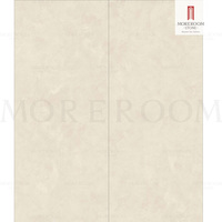 Carreaux de sol frittés polis émaillés de grande taille de désert de ciment de 2800x1200mm pour le salon de villa
