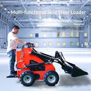 Minicargadora de orugas todoterreno multifuncional para limpieza de estiércol agrícola y construcción - Product Image 1