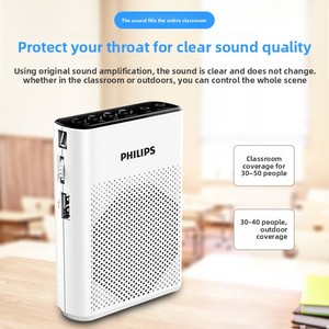 Amplificador de Voz Tipo Abeja SBM200 para Altavoz, Plástico ABS, Portátil, Ligero, para Profesores, Aulas - Product Image 2
