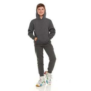 เสื้อมีฮู้ดแบบสวมหัวไม่มีลายพื้นเสื้อสเวตเตอร์ขนแกะใส่สบายใส่ได้ทุกวันใส่ไปโรงเรียนเครื่องแบบทีมและพิมพ์โลโก้ได้ตามต้องการ - Product Image 2