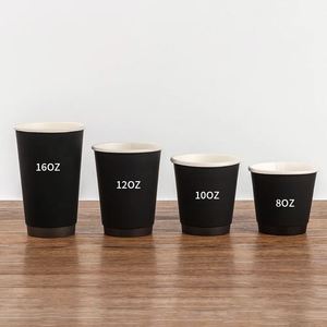 Vaso de Papel a Precio de Fábrica, Línea de Producción de Vasos de Papel Personalizados, Vasos de Papel para Té de 8oz, 12oz y 16oz para Bebidas Calientes - Product Image 1