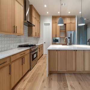 Set di Mobili da <span class=keywords><strong>Cucina</strong></span> Moderni GINO con <span class=keywords><strong>Ante</strong></span> in Acrilico, Armadietti Completi e Isola per Appartamenti - Product Image 1