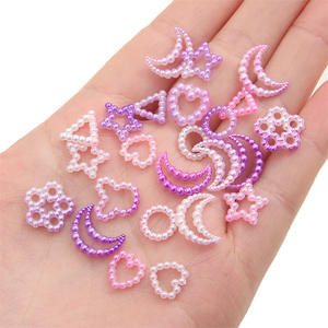 CHENXI Perles en vrac en plastique ABS non toxiques, mélange de styles, 500g, pour slime arc-en-ciel, breloques DIY pour coques de téléphone pour enfants 7-12m; 13-24m - Product Image 6