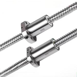 Composant de moteur pas à pas à vis à billes à guidage linéaire pour l'industrie CNC, écologique, en acier inoxydable, avec écrou et roulement, BINYOON GNK0301 - Product Image 4