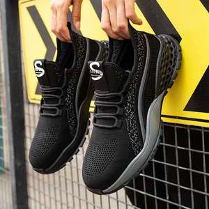 2024 <span class=keywords><strong>scarpe</strong></span> di sicurezza leggere Anti-frantumazione, <span class=keywords><strong>scarpe</strong></span> di sicurezza economiche da costruzione antiscivolo realizzate in Cina. - Product Image 4