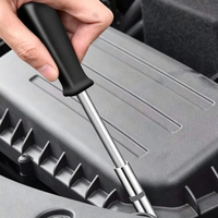 Ensemble d'outils de mécanicien professionnel de 108 pièces, jeu de clés à douilles en acier au chrome-vanadium pour la réparation automobile, boîte à outils manuelle robuste