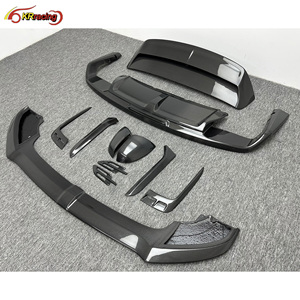 Kit de mise à niveau Pièces automobiles Style W12 Kit de carrosserie en fibre de carbone pour <span class=keywords><strong>Bentley</strong></span> <span class=keywords><strong>Bentayga</strong></span> 2016-2018 - Product Image 3