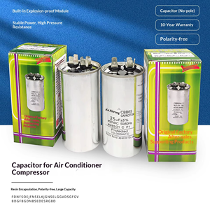 <span class=keywords><strong>Condensateur</strong></span> de démarrage de moteur de <span class=keywords><strong>climatiseur</strong></span> 500V CBB65A pour compresseur de climatisation, ventilateur de condenseur, cylindrique - Product Image 4