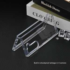 Coques de téléphone transparentes antichoc 2024 pour <span class=keywords><strong>Samsung</strong></span> <span class=keywords><strong>Galaxy</strong></span> Z Flip 6 5 <span class=keywords><strong>4</strong></span> 3 Fold 5 <span class=keywords><strong>4</strong></span>, coque arrière rigide en acrylique transparente pliable - Product Image 3