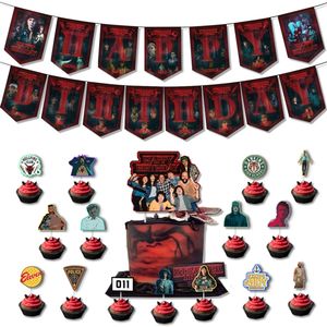 Producto de Drama americano-<span class=keywords><strong>Juego</strong></span> de dibujos animados Cosas Banners de fiesta de cumpleaños Globos Suministros de fiesta para niños Juguete Decoración de ducha de bebé X4041 - Product Image 5