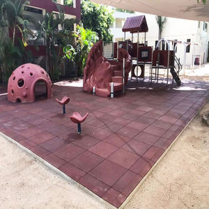 Wholesale <strong>Rubber</strong> <strong>Flooring</strong> <strong>Tiles</strong> Interlock <strong>Tiles</strong> Widely <strong>Used</strong> in Outdoor and Indoor - Product Image 5