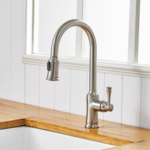 FLG case prefabbricate rubinetti armadi da cucina monocomando rubinetto acciaio inossidabile Pull Down spruzzatore lavello da cucina rubinetto dell'acqua - Product Image 2