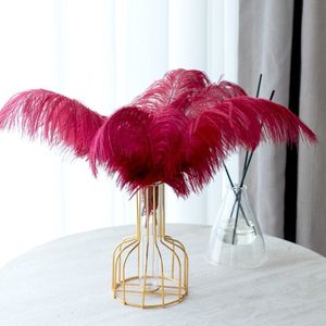 Plumes d'autruche brunes de qualité supérieure, naturelles, de 65-70 cm, pour artisanat DIY, mariages économiques et fournitures de fête - Product Image 4