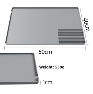 Cross-border Best-selling Silicone square Coffee Machine <b>Mat</b> bar Dining Table Non-slip Heat-resistant <b>Large</b> Draining Tray Pad - Product Image 6