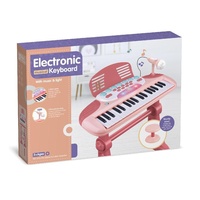 Piano Electrónico Infantil al por Mayor con Juego de Teclado, Taburete y Micrófono, Instrumento Musical Multifuncional para Educación Temprana