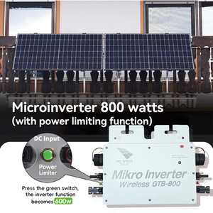 Micro-onduleur solaire intelligent pour usage domestique, sortie 800W, étanche IP65, connecté en Wifi, GTB 800, onduleur pour panneaux solaires - Product Image 4