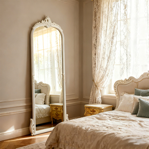 <span class=keywords><strong>Miroir</strong></span> <span class=keywords><strong>mural</strong></span> de grande taille de style français antique, fait à la main, écologique, avec cadre en polyuréthane doré, <span class=keywords><strong>pour</strong></span> le <span class=keywords><strong>couloir</strong></span>, le salon - Product Image 2