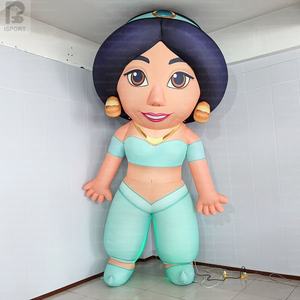 ตุ๊กตาเป่าลมยักษ์เจ้าหญิงจัสมินอะลาดินพร้อมไฟ LED สำหรับตกแต่งห้างสรรพสินค้า/โปรโมทแบรนด์/งานปาร์ตี้เด็ก/โฆษณา - Product Image 3