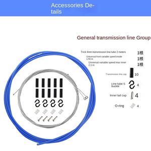 Kit d'accessoires de <span class=keywords><strong>frein</strong></span> et de transmission pour vélo de montagne et vélo de route pliable AKANTOR avec fil interne, fabriqué en Chine - Product Image 3