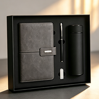 Ensemble cadeau de bureau promotionnel avec logo personnalisé, bloc-notes, stylo, bouteille, cadeaux pour les événements d'entreprise et la satisfaction des clients