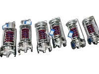 Vanne de régulation cryogénique à long bonnet et joint à soufflet pour service à l'hélium liquide