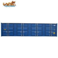 Conteneur maritime de 40 pieds à plusieurs portes, conteneur à porte latérale haute de 40 pieds, conteneur à porte latérale ouverte de 40 pieds avec 4 portes