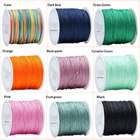 Cordon de tressage en fil de jade n° 72, 100 % nylon, spécial bracelets, colliers, pendentifs, cordons, matériel de tressage fait main pour bricolage
