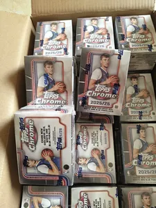 En stock, expédition immédiate : Boîte de rangement chromée 25-26 pour cartes de collection <span class=keywords><strong>NBA</strong></span> de stars de basketball, édition Hobby Value - Product Image 5